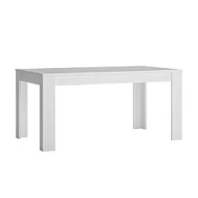 Table à manger WHITE LYON extenssible 160-200cm -Blanc